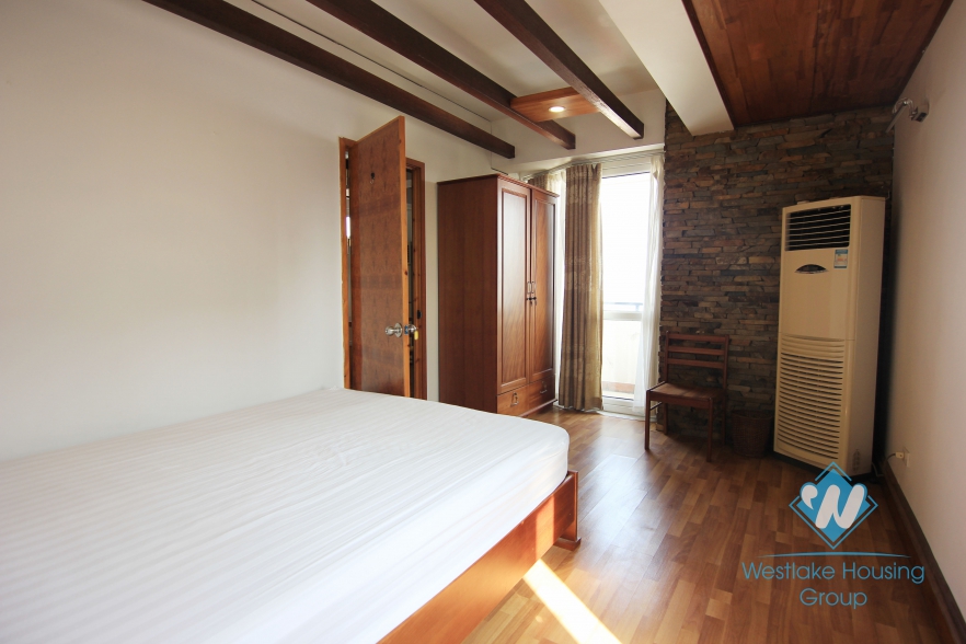 Beautiful 02 bedroom apartment for rent in Yen Phu street, Tay Ho, Hanoi